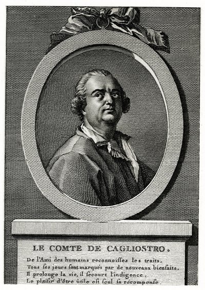 Alexander Graf Cagliostro by German School