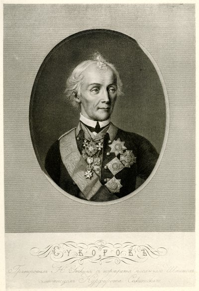 Alexei Wassiljewitsch Graf Suworow by German School