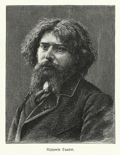 Alphonse Daudet, Fransız romancı by German School