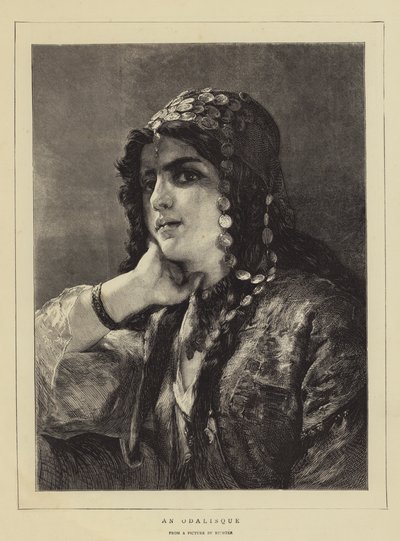 Bir Odalık (gravür) by German School