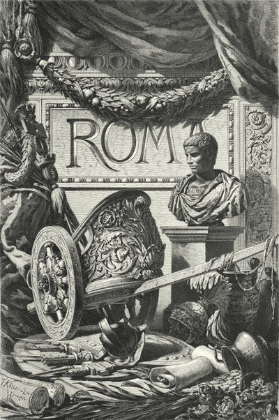 Antik Roma (gravür) by German School