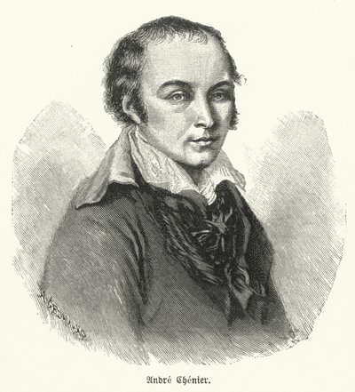 Andre Chenier, Fransız şair (lito) by German School