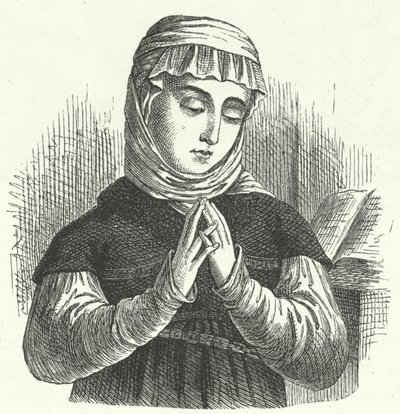 Anna Reinhard, Huldrych Zwingli'nin eşi, İsviçre'deki Reform hareketinin önde gelen isimlerinden (gravür) by German School