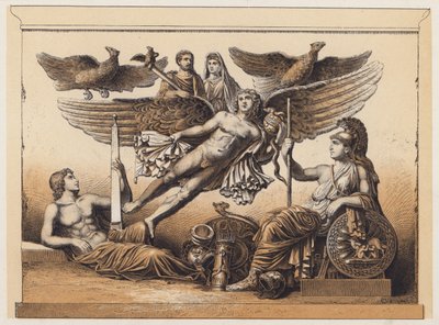 Apotheosis (renkli lito) by German School