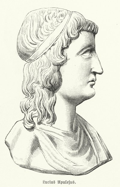 Apuleius, Romalı yazar, filozof ve retorikçi (lito) by German School