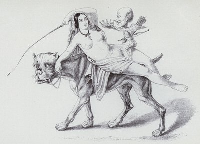 Bor üzerinde Ariadne (lito) by German School