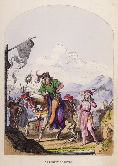 Yedi Kadar Güzel (renkli taş) by German School