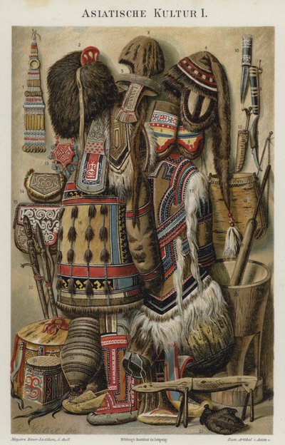 Asya kültürel eserleri by German School