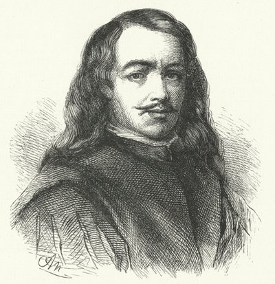 Bartolome Esteban Murillo, İspanyol Barok sanatçısı (gravür) by German School