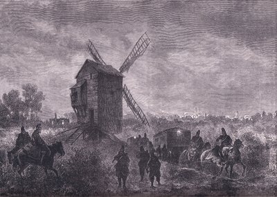 Orleans'tan önce, Cassell ve Company Limited tarafından yayınlanan Fransa ve Almanya arasındaki Savaş Tarihi, Cassells History of the War, c.1890 (litho) by German School