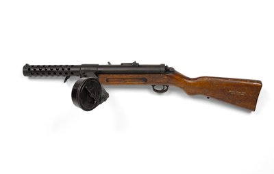 Bergmann 9 mm MP18-1 hafif makineli tüfek by German School