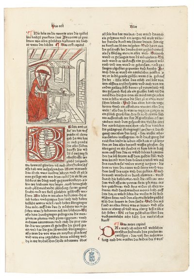 Biblie Germanica, Augsburg: Anton Sorg, 20 Haziran 1477 (ahşap tahta üzerine domuz derisiyle ciltlenmiş gravürler) by German School