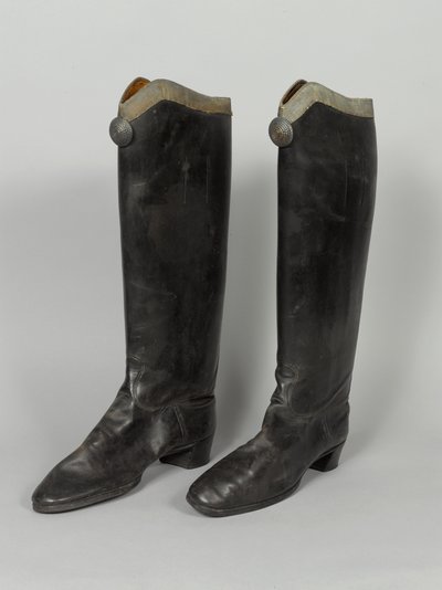Çizmeler, 3. von Zieten Hussars, SAİK Connaught Dükü tarafından giyilen, 1914 öncesi (çizme) by German School