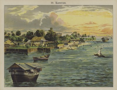 Kamerun, Orta Afrika (renkli taş) by German School