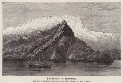 Cape Froward, Şili (gravür) by German School