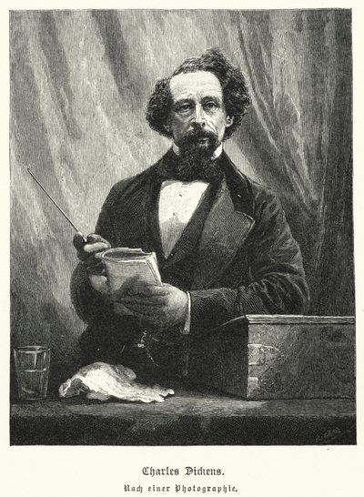Charles Dickens, İngiliz romancı by German School
