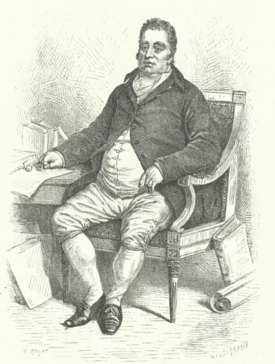 Charles James Fox, İngiliz Whig politikacı (gravür) by German School