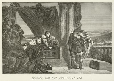 Şişman Charles ve Kont Odo by German School
