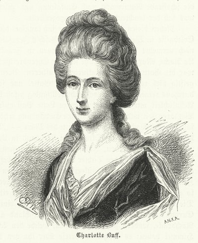 Charlotte Buff, genç tanıdık ve Johann Wolfgang Goethe