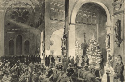 Flanders kilisesinde Noel kutlamaları by German School