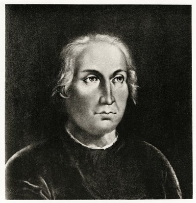 Christoph Columbus, 1884-90 (fototip) by German School