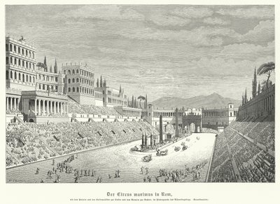 Circus Maximus, Roma (gravür) by German School