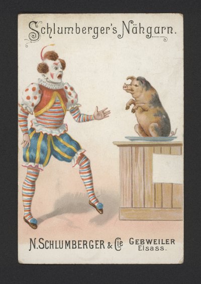 Palyaçolar (kromolitho) by German School