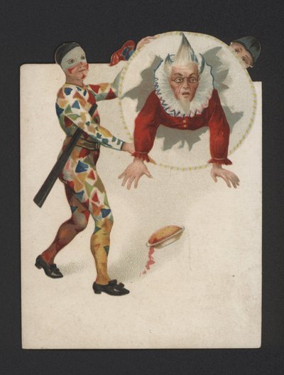 Palyaçolar (kromolitho) by German School
