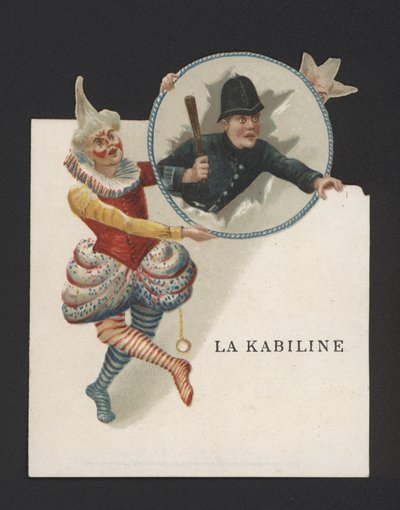 Palyaçolar (kromolitho) by German School