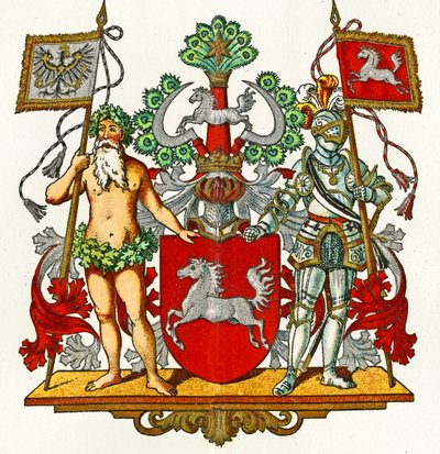 Hannover arması, c.1898 by German School