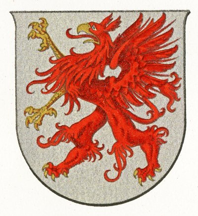 Pomeranya arması, 1898 dolayları by German School