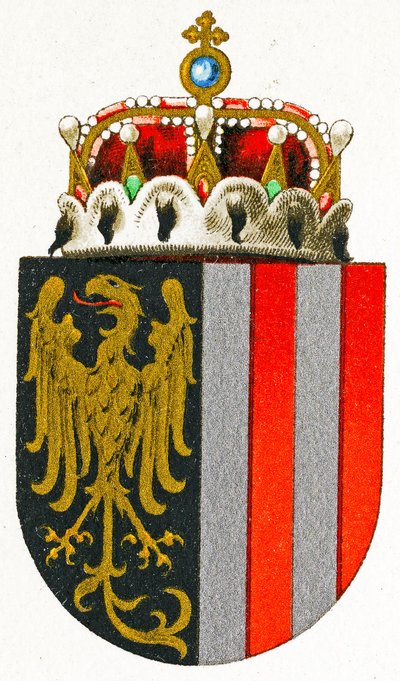 Yukarı Avusturya arması, 1898 dolayları by German School