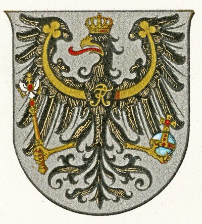 Prusya Krallığı ve daha sonra Doğu Prusya Eyaleti arması, c.1898 by German School