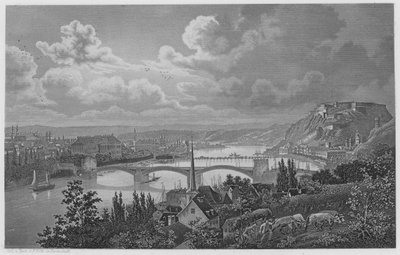 Koblenz (gravür) by German School