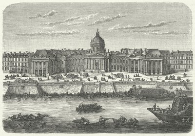 Dört Ulus Koleji, Paris (gravür) by German School