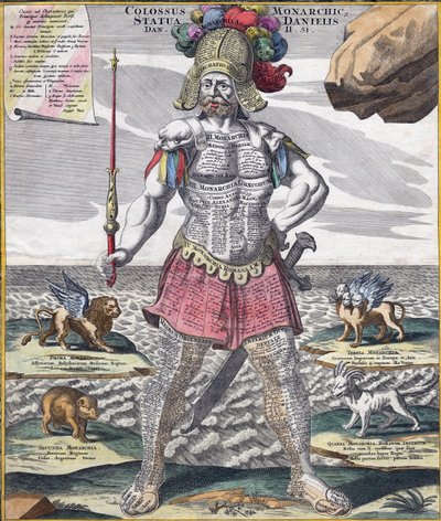 Devasa Kral İmparatorluğunun Astrid Üzerinde, c.1750 (gravür) by German School