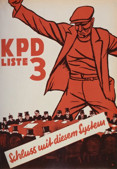 Komünist Parti seçim afişi, 1932 by German School