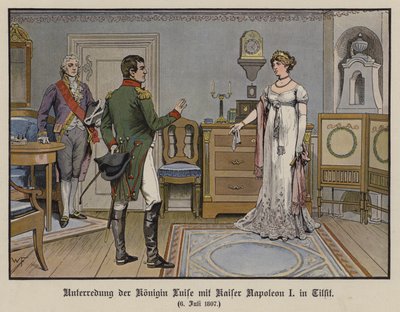 Prusya Kraliçesi Louise ile İmparator I. Napolyon arasında Tilsit