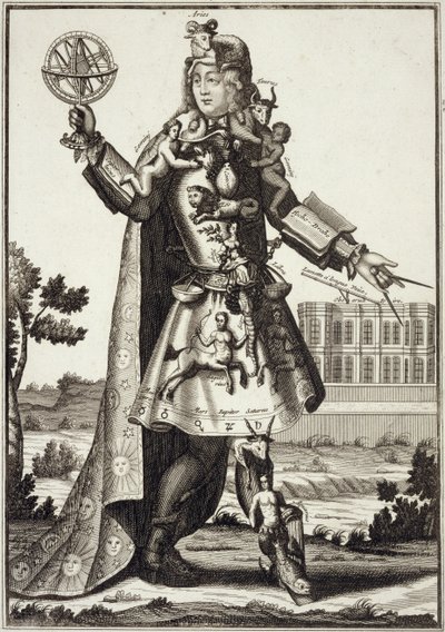 Astrolog için kostüm, pub. Gerard Valck (16512-1726) c.1690 tarafından by German School