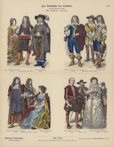 İngiliz soylularının kostümleri by German School