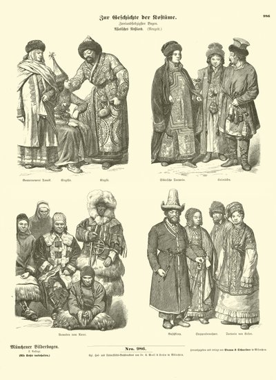 Rus Uzak Doğu Kostümleri by German School