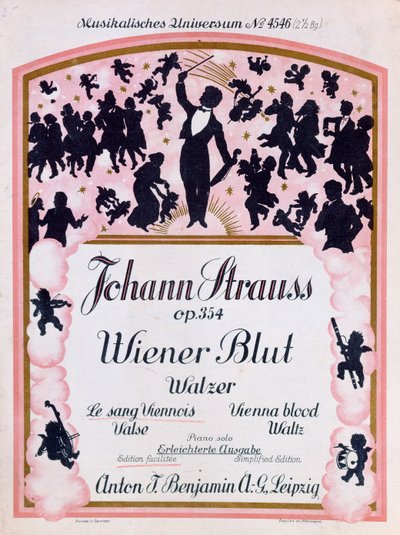 Johann Strauss II tarafından yapılan ünlü vals Wiener Blut op.354