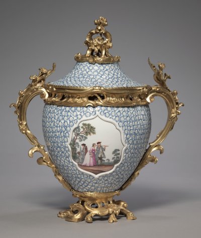 Kapalı Vazo, Meissen Porselen Fabrikası tarafından imal edilmiştir, Almanya, 1749 by German School