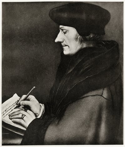 Rotterdamlı Desiderius Erasmus by German School
