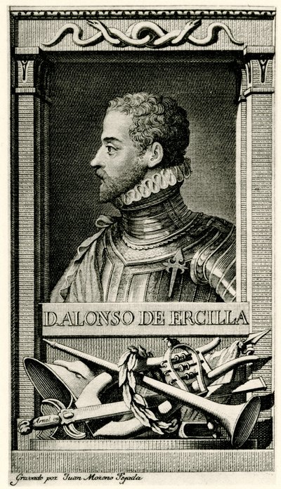 Don Alonso de Ercilla ve Zuniga by German School