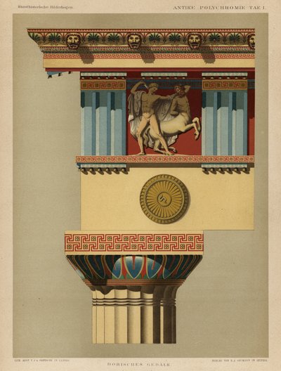 Dor saçaklığı (renkli taş) by German School