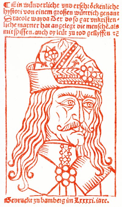 Drakula (Vlad Tepes), 1491 (ayrıca bkz. 473197) by German School