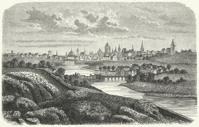 17. yüzyılda Dublin (gravür) by German School