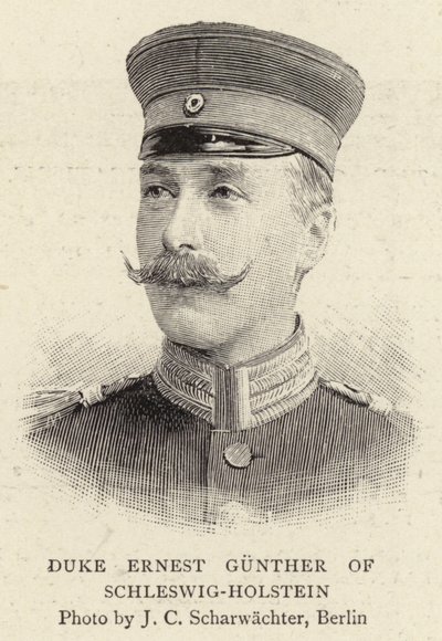 Schleswig-Holstein Dükü Ernest Gunther by German School