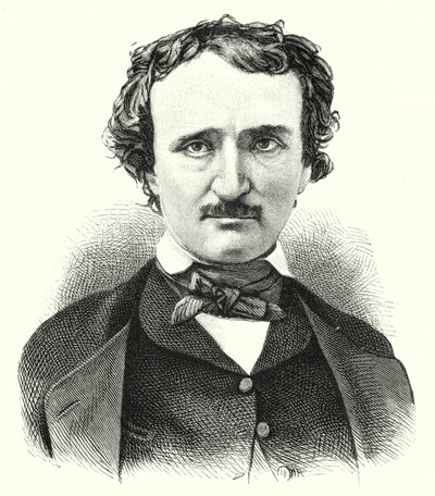 Edgar Allan Poe, Amerikalı şair ve kısa öykü yazarı by German School